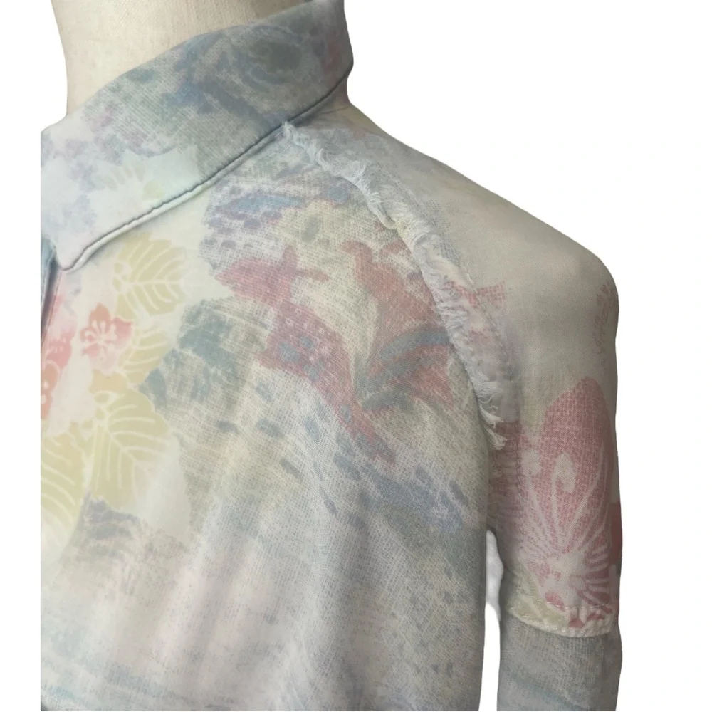 We the Free Pale Tropical Print Shirt - Picture 6 of 12